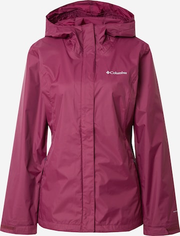 Veste outdoor 'Arcadia II' COLUMBIA en rouge : devant