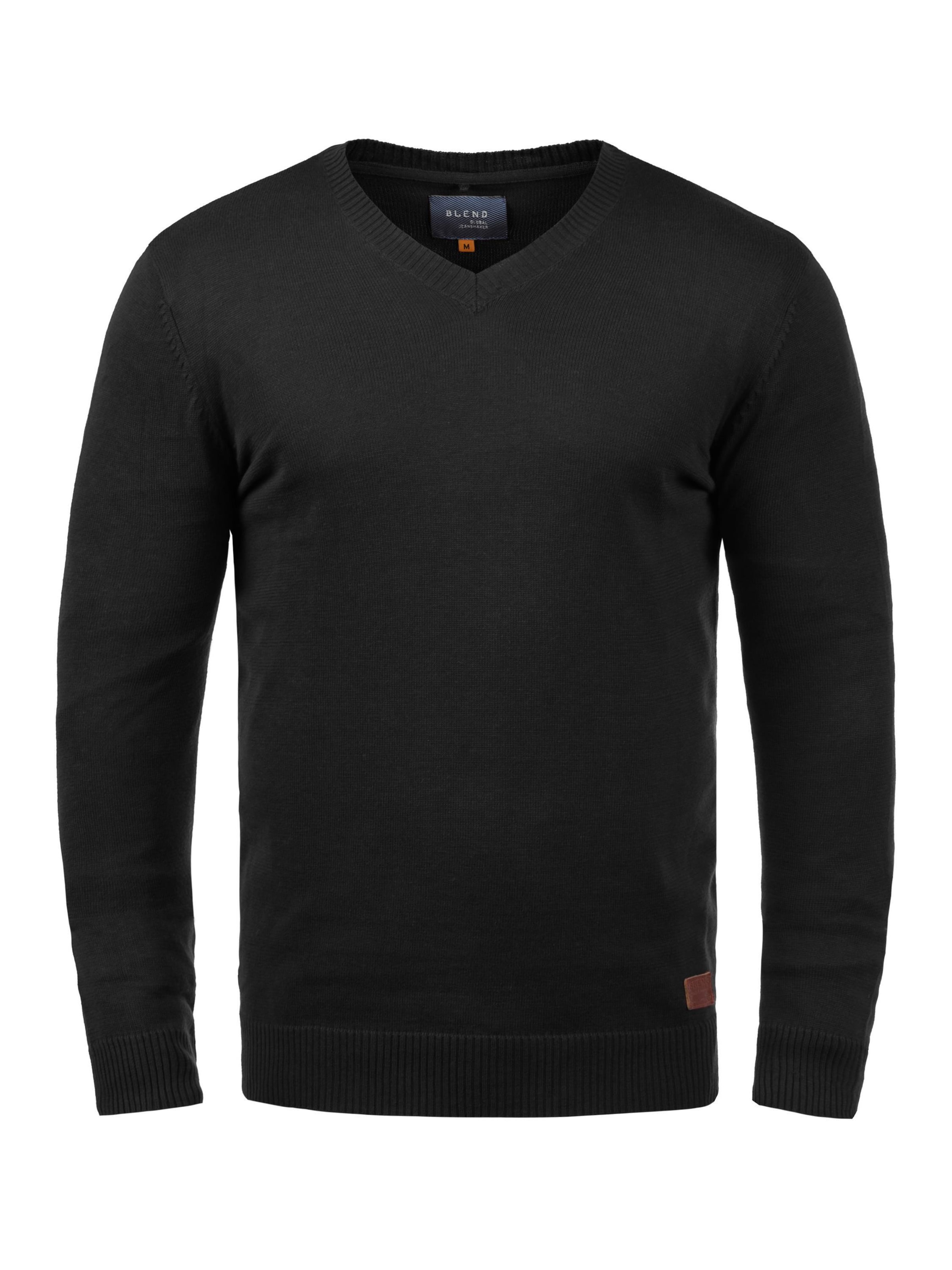 BLEND Pullover 'Lasse' in Schwarz: Vorderseite