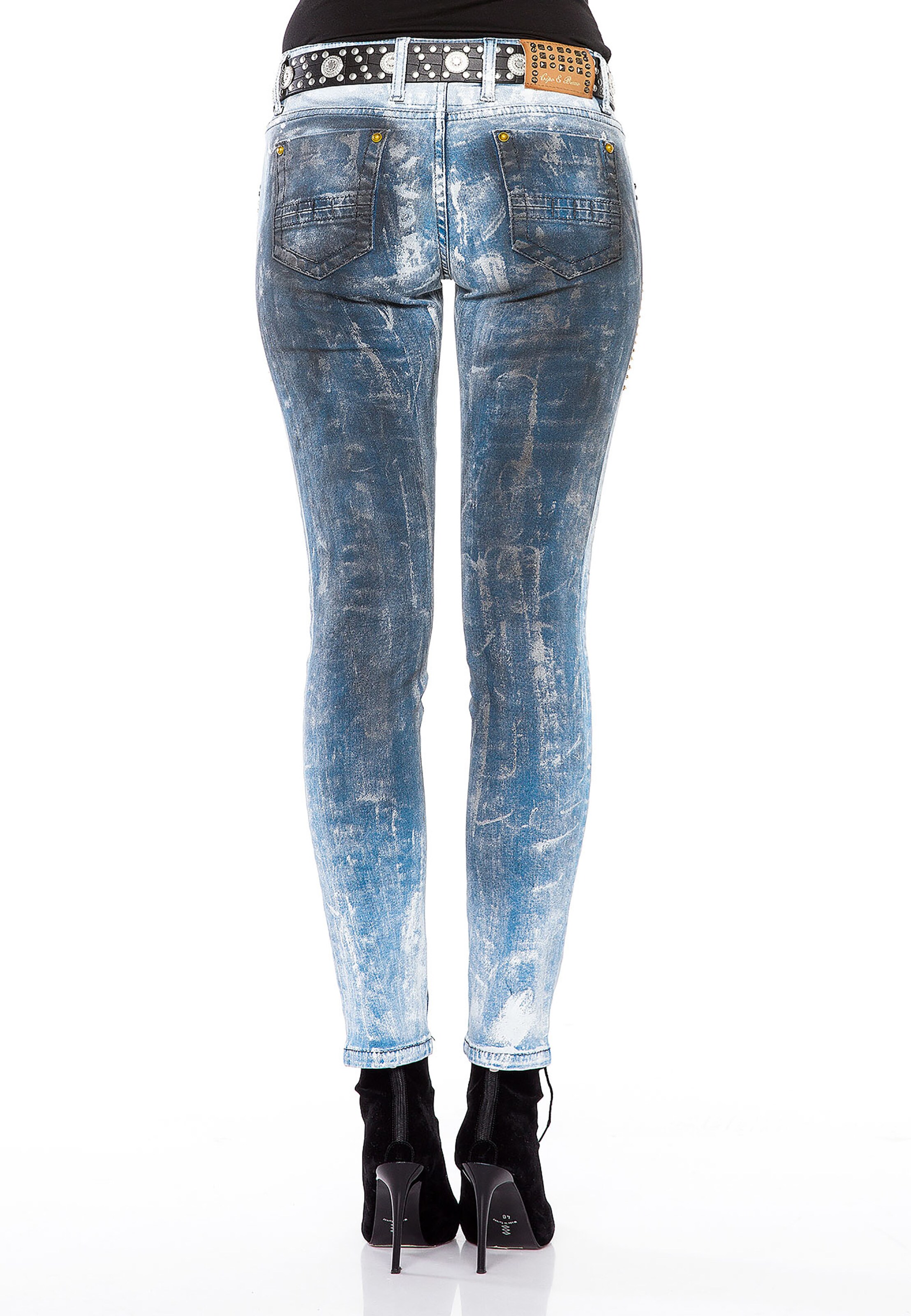 CIPO & BAXX Skinny Jeans in Blauw