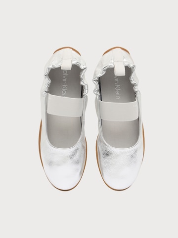 Calvin Klein Bokaszíj balerina - szürke