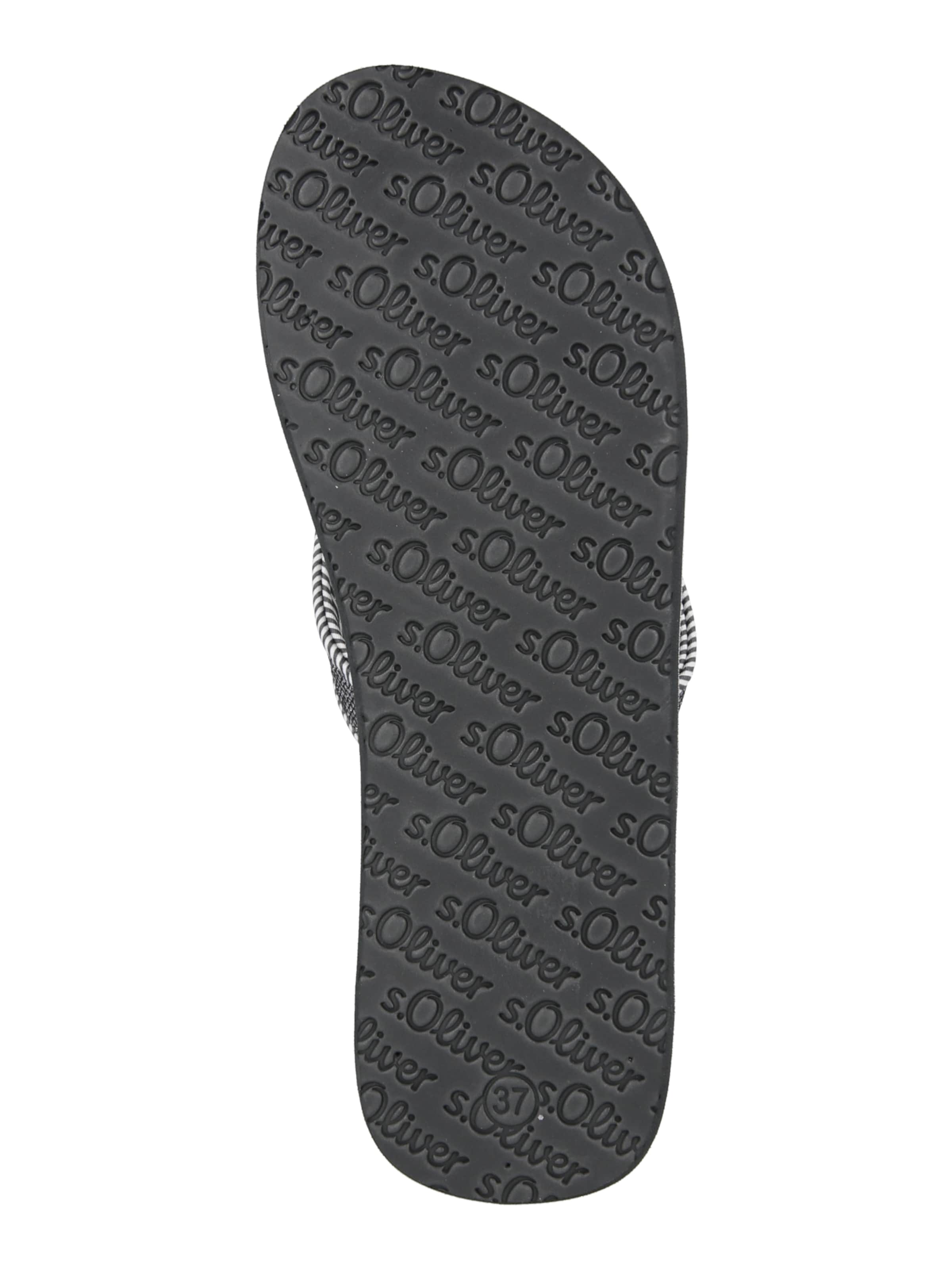 Flip-flops de la s.Oliver pe gri