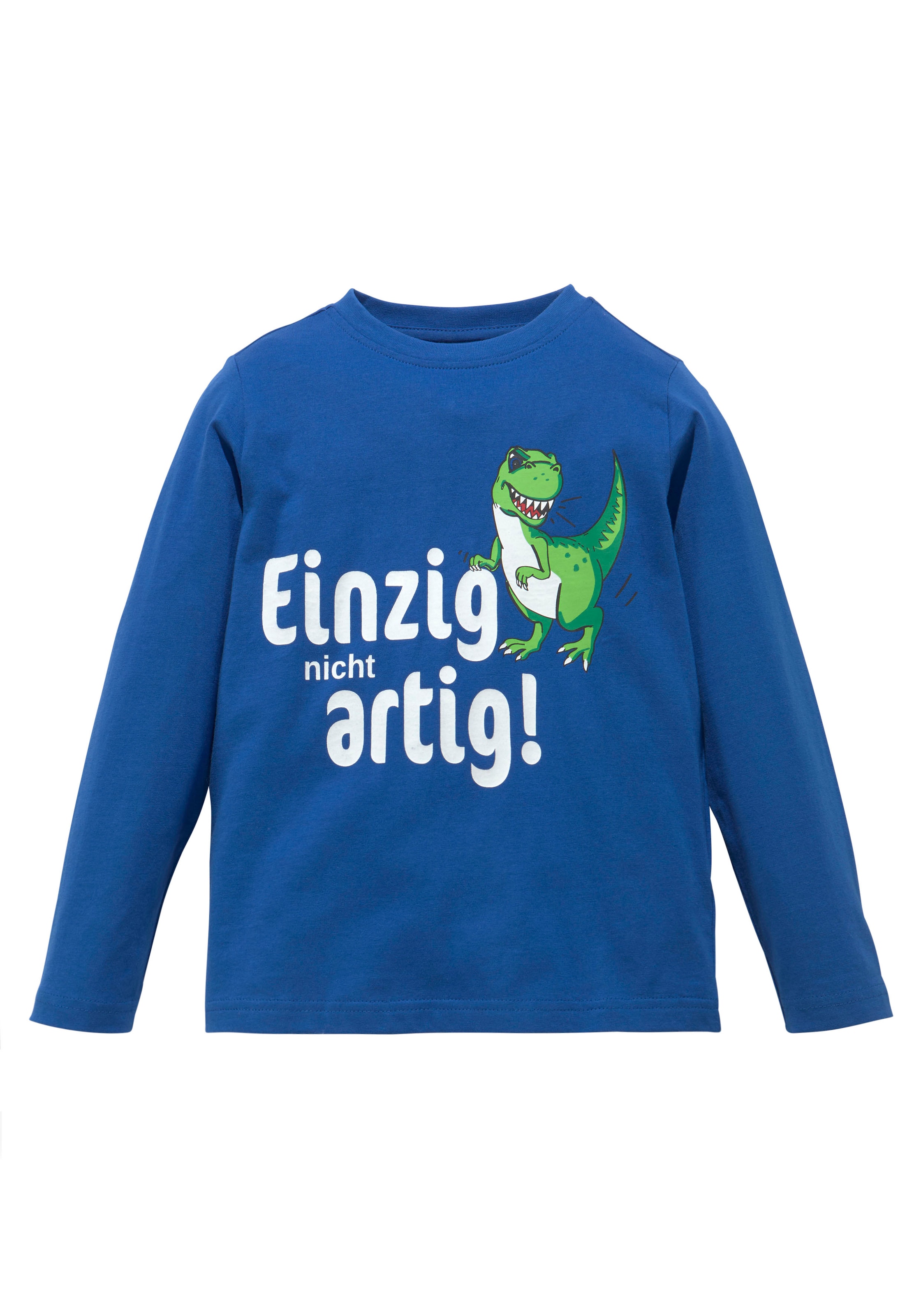 Kidsworld KIDSWORLD Langarmshirt in Blau: Vorderseite