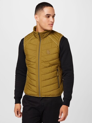 s.Oliver Bodywarmer in Groen: voorkant