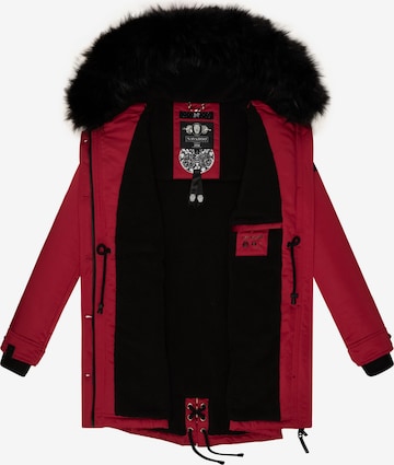 Parka de iarnă 'Luluna' de la NAVAHOO pe roșu