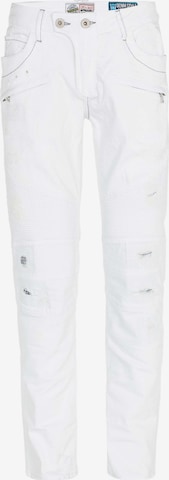 CIPO & BAXX Regular Jeans in Weiß: predná strana