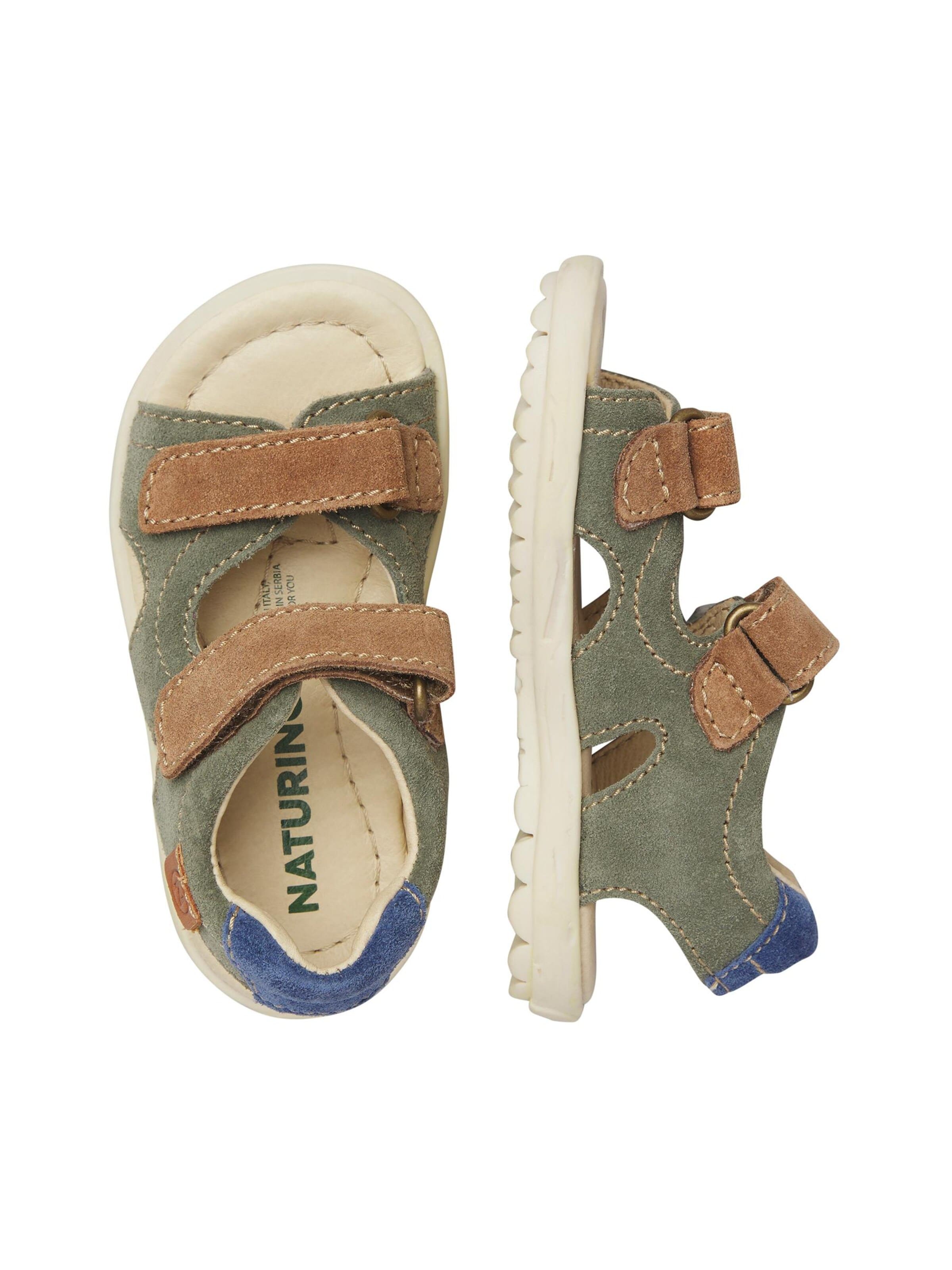 NATURINO Offene Schuhe 'SKY'‌ in Grün