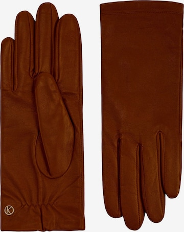 KESSLER Fingerhandschuhe 'Chelsea' in Braun: Vorderseite