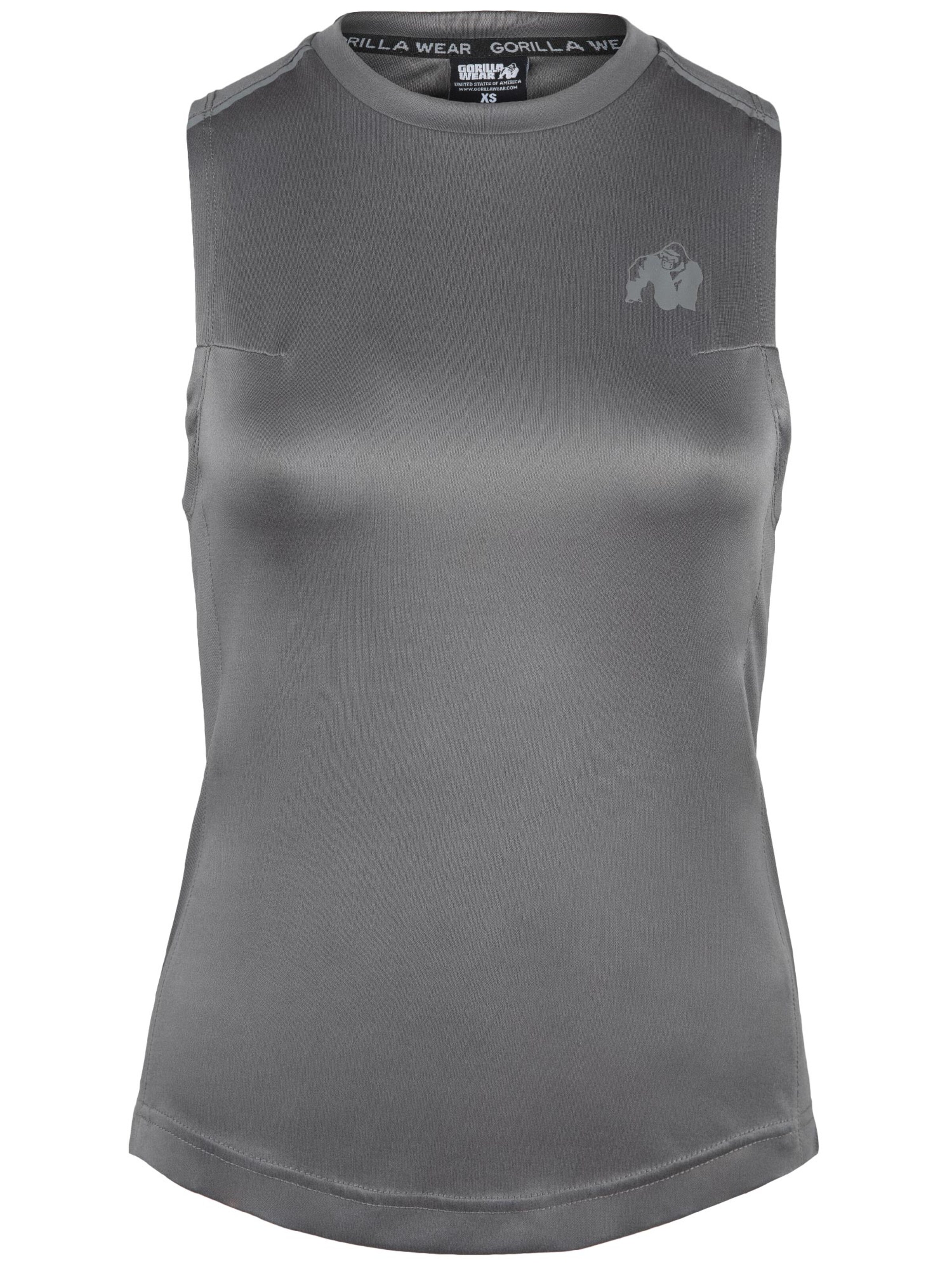 Gorilla Wear Sports top 'Raleigh' in Grey: front