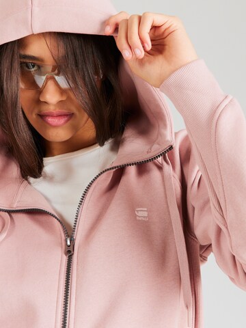 Veste de survêtement 'Premium Core 2.1' G-STAR en rose
