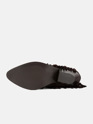 L37 HANDMADE SHOES - Botas 'ACROSS THE LUNAR WING' em castanho
