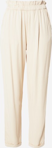 Pantaloni con pieghe di Dorothy Perkins in beige: frontale