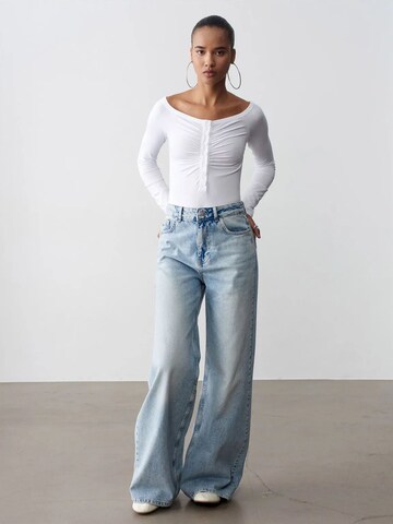 Shirtbody Dilvin en blanc