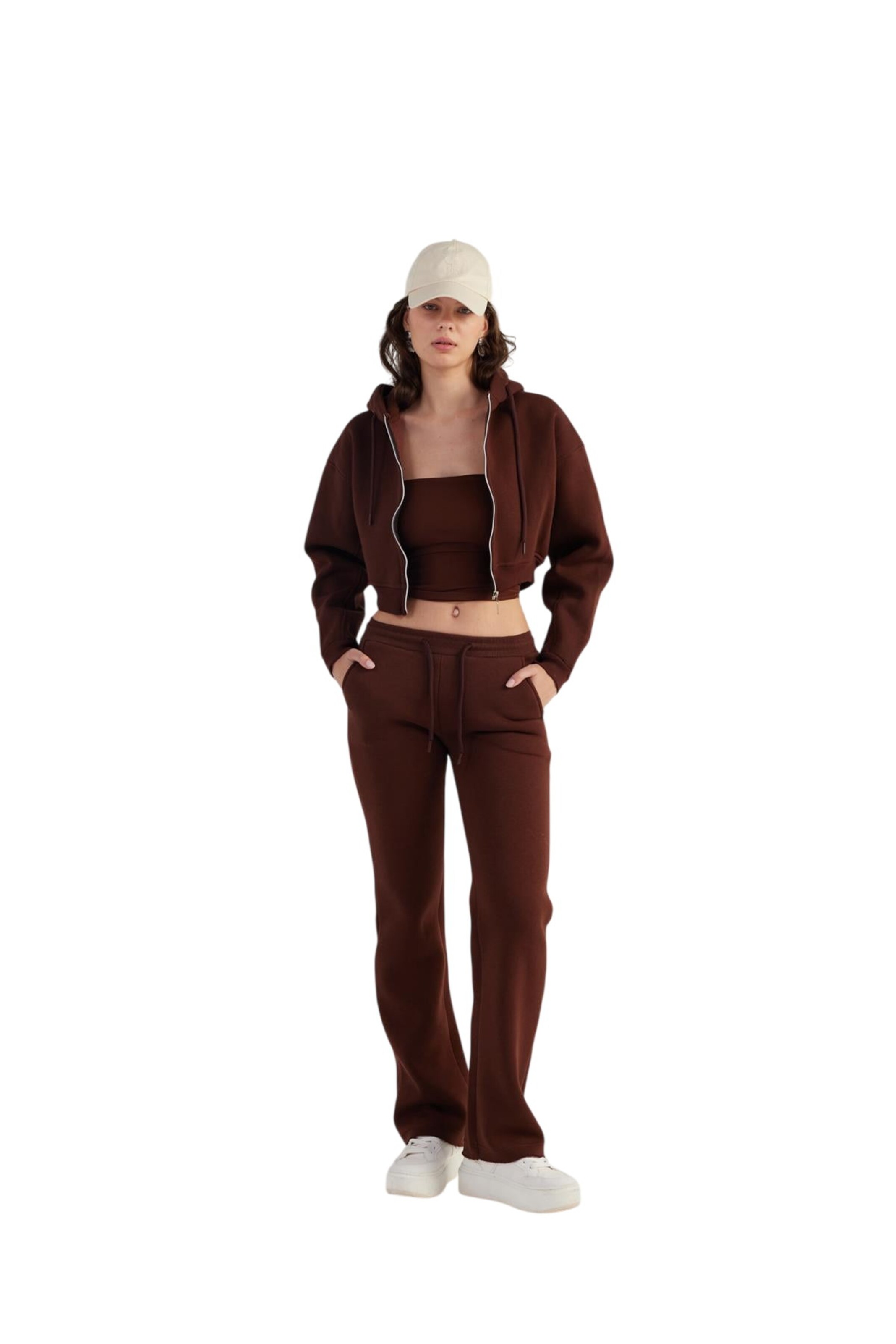 HOLLY LOLLY Regular Pants in Brown