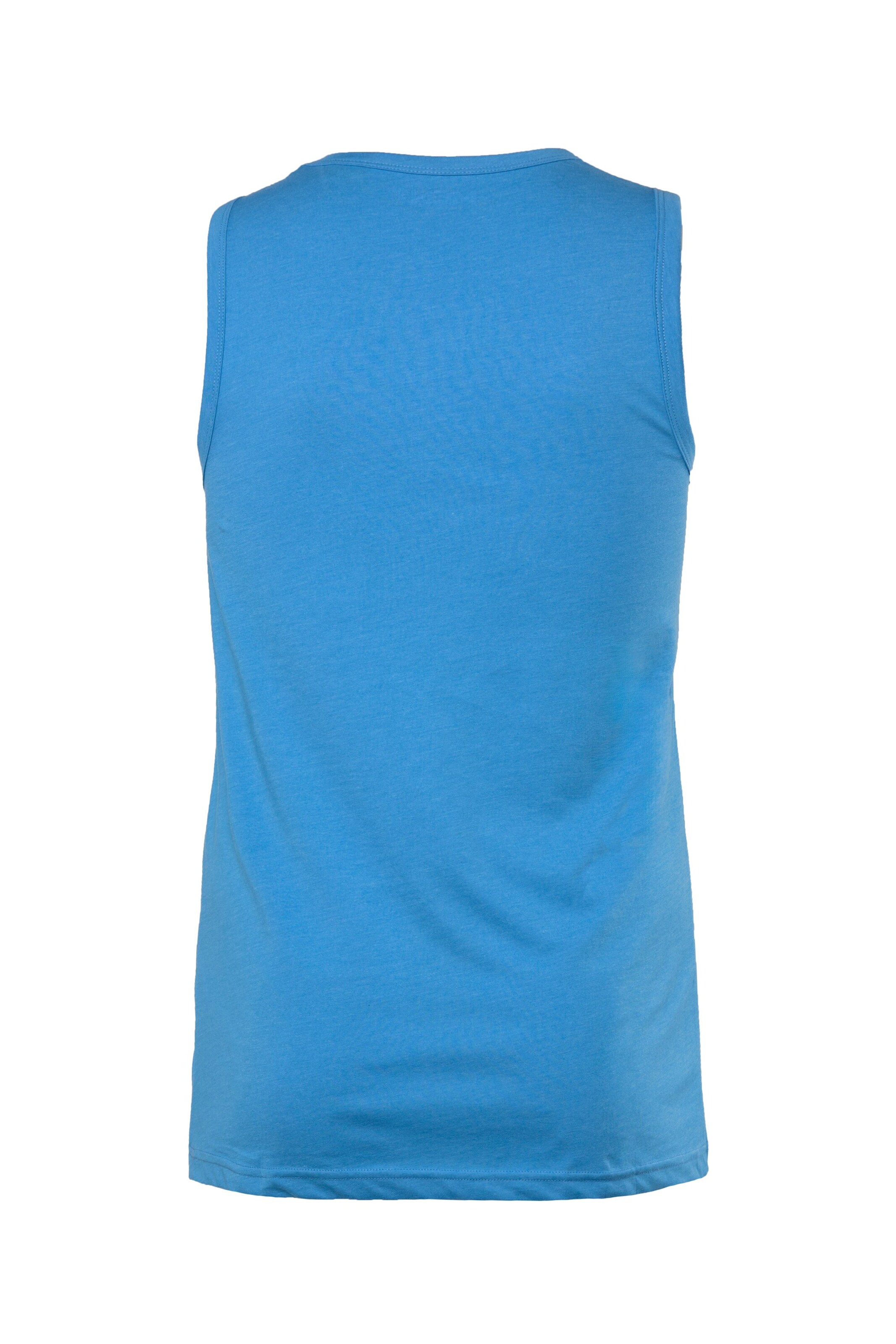 Men Plus Tank Top in Blau