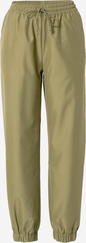 Karo Kauer Tapered Pants in Green: front