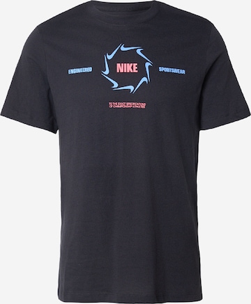 Nike Sportswear Póló 'SWSH' - fekete: elől