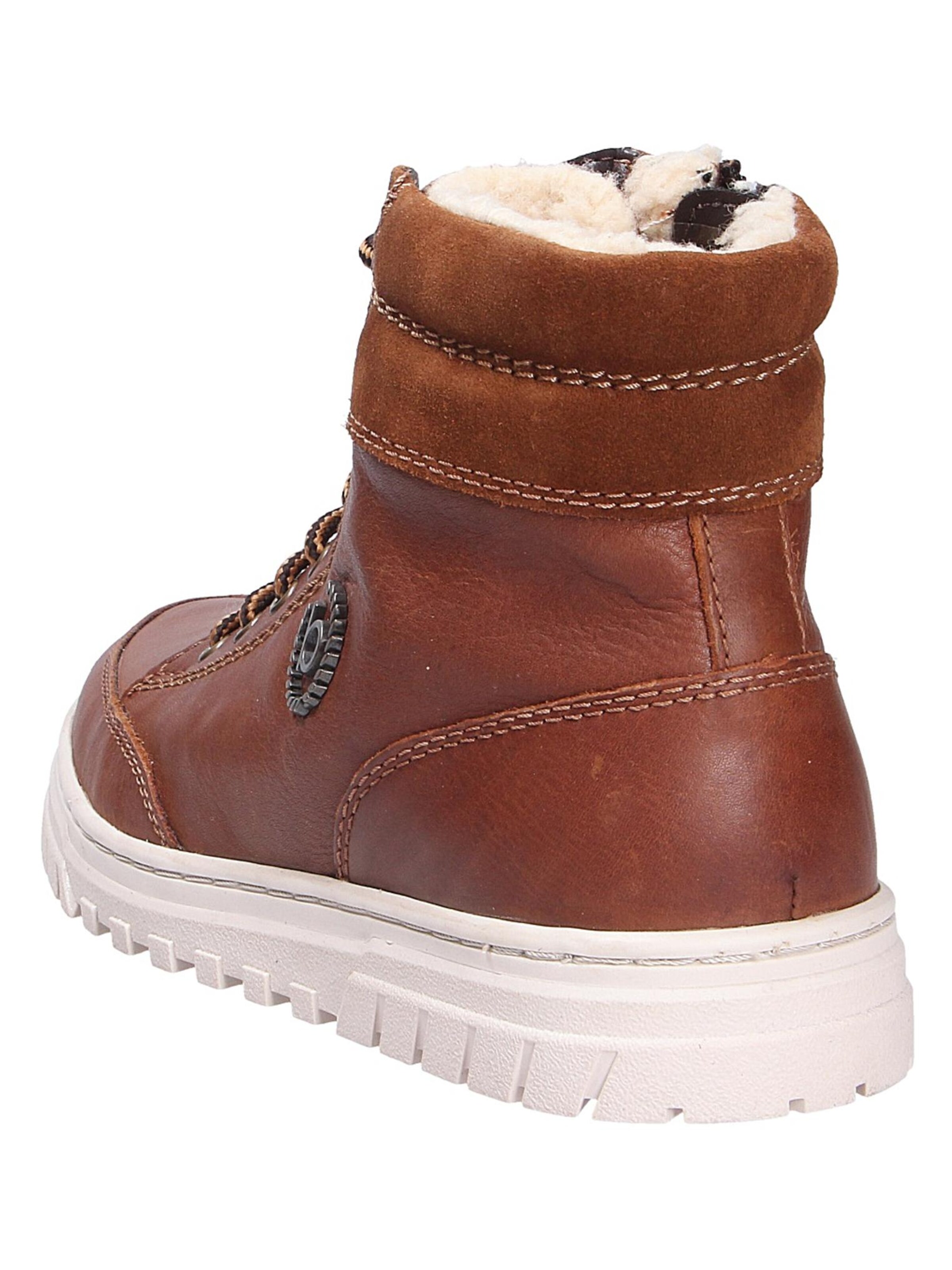 bugatti Lace-Up Boots in Brown