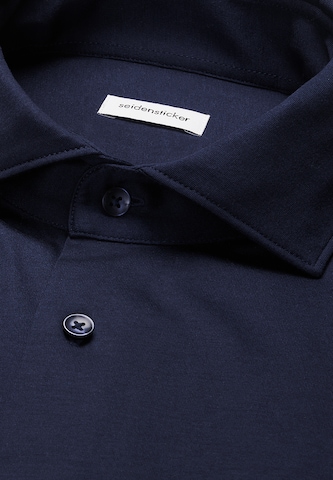 Coupe regular Chemise business 'Uni' SEIDENSTICKER en bleu