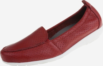 Natural Feet Ballet Flats in Red: front