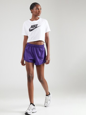 NIKE Regular Urheiluhousut 'Tempo' värissä lila