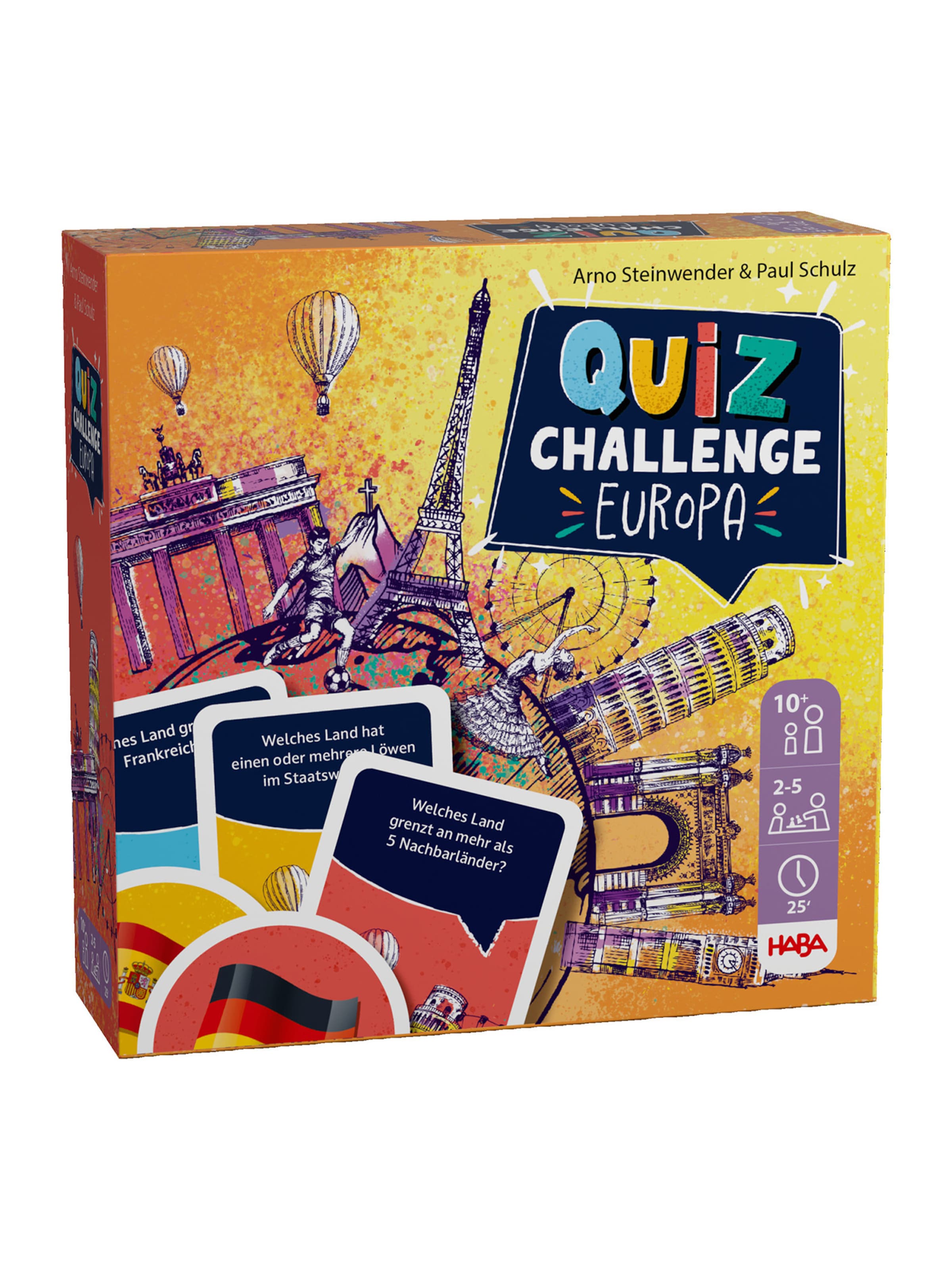 HABA Game ' Quiz Planet Europa ' in Mixed colours: front