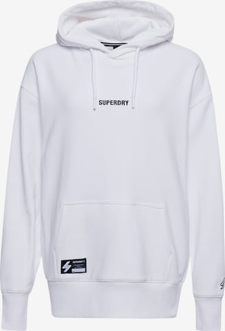 Superdry Hoodie in Weiß: predná strana