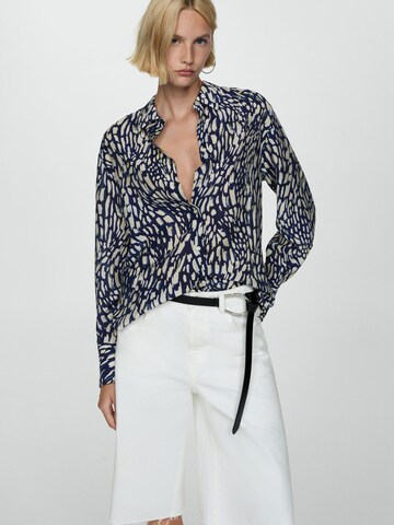 MANGO Blus 'CAMILA' i blå