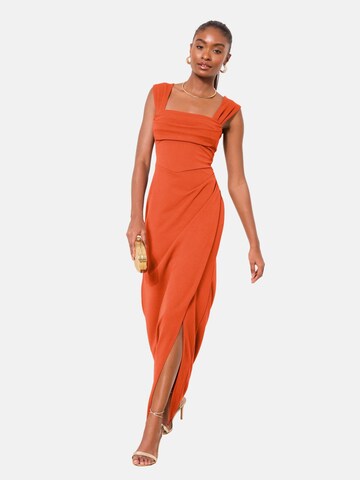 Lipsy Dress in Orange: front