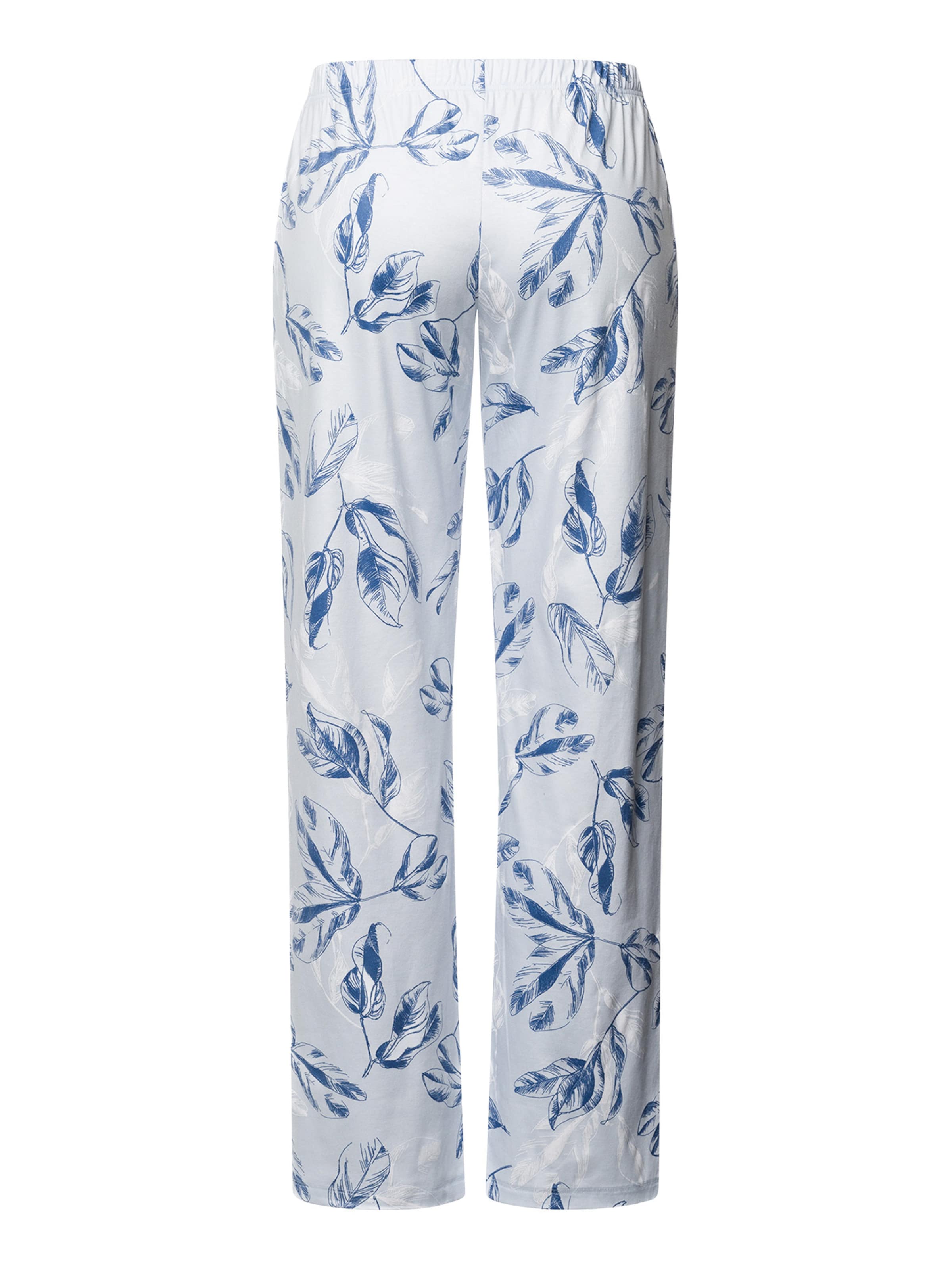 Hanro Pyjamabroek ' Loungy Nights ' in Blauw