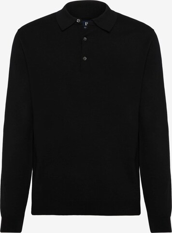 Pull-over Boggi Milano en noir : devant