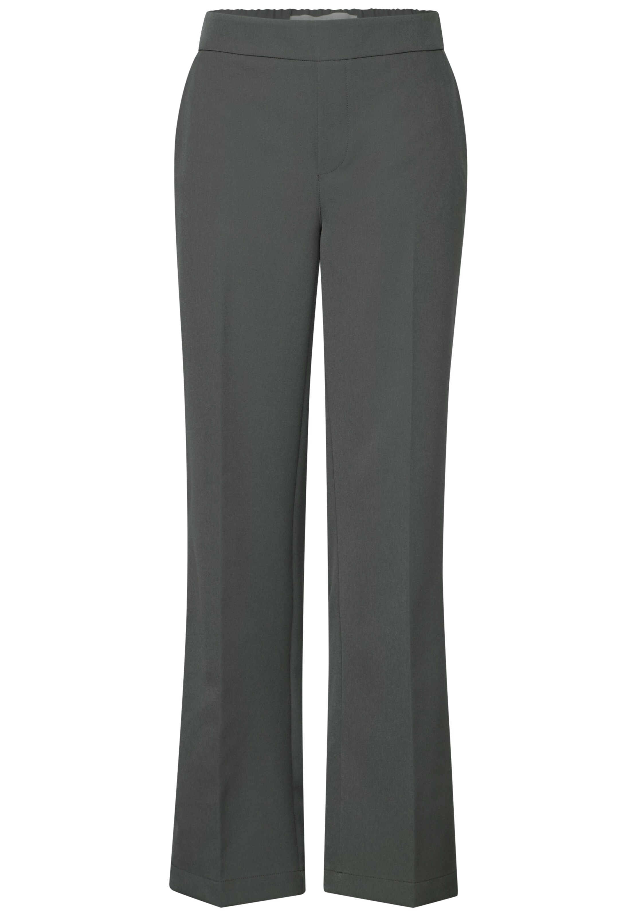 STREET ONE Loose fit Pants in Green: front