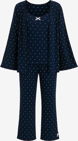 fashionshowcase Pyjama 'LoungeDream' in Blauw: voorkant