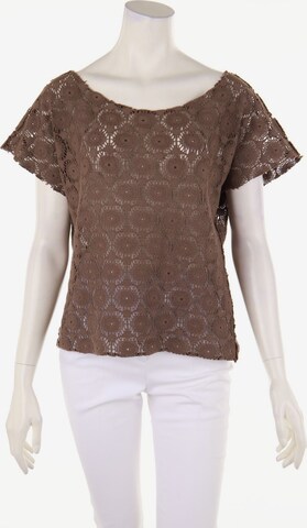 Sandro Ferrone Top & Shirt in L in Brown: front