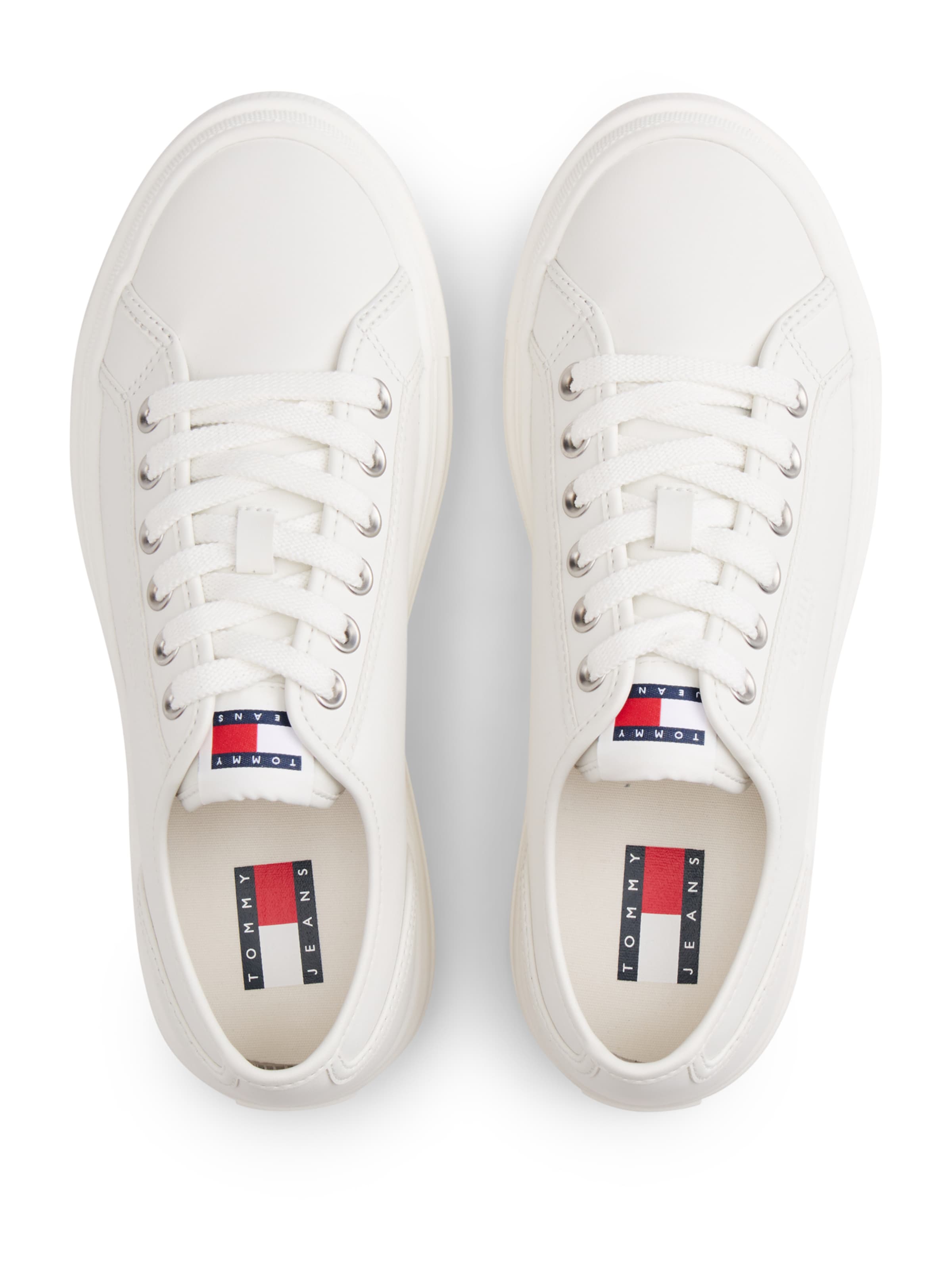 Tommy Jeans Ниски маратонки в бяло