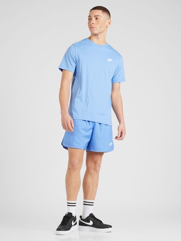 Nike Sportswear Normální Kalhoty 'Essentials' – modrá