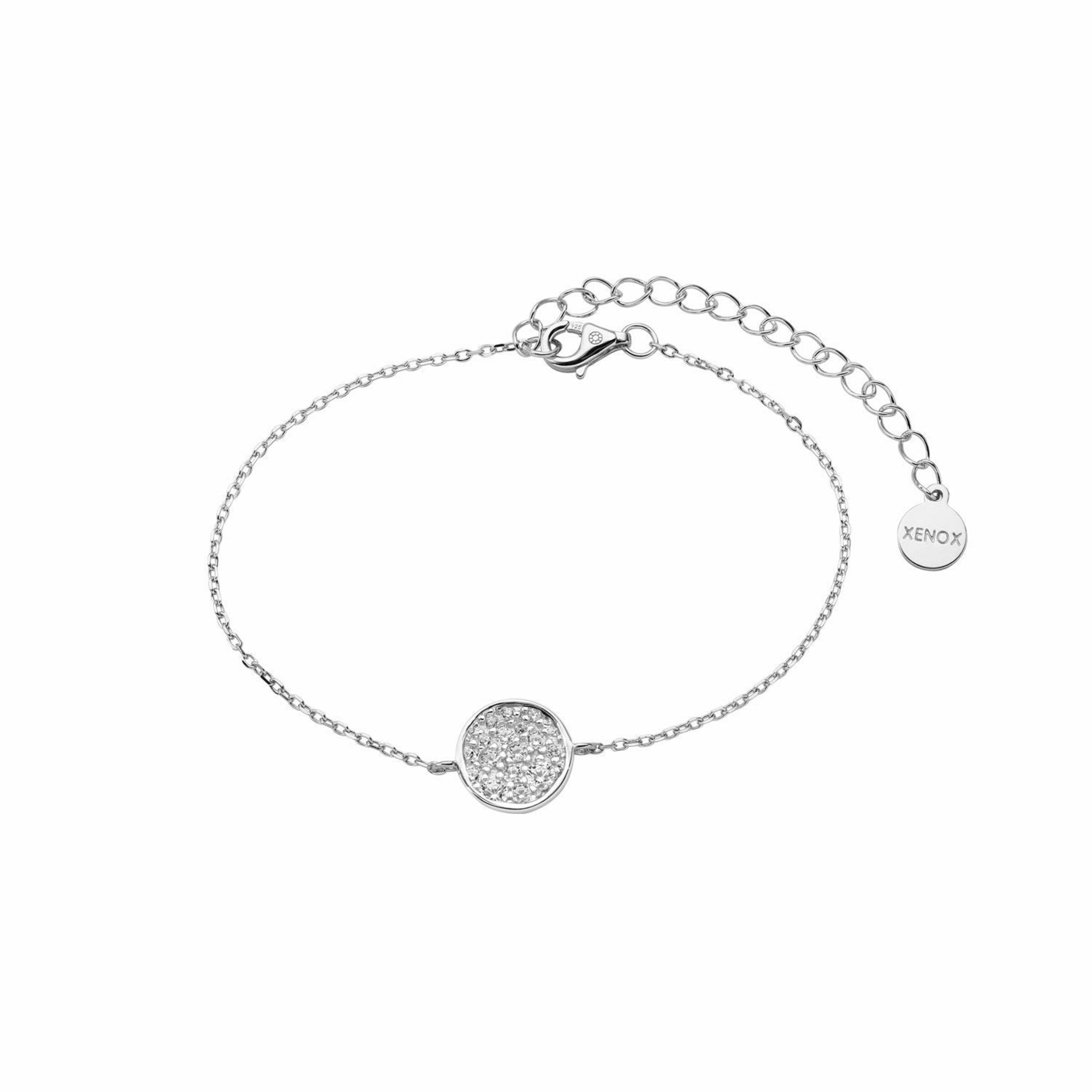 XENOX Armband in Silber: Vorderseite