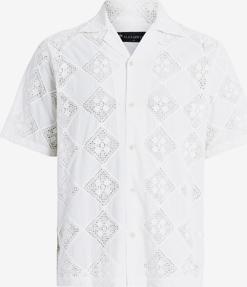 AllSaints - Comfort Fit Camisa 'VISTA' em branco: frente