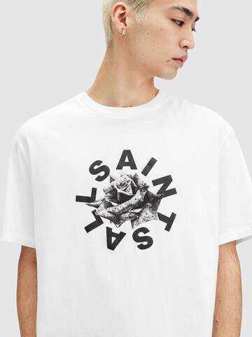 AllSaints T-shirt 'DAIZED' i vit