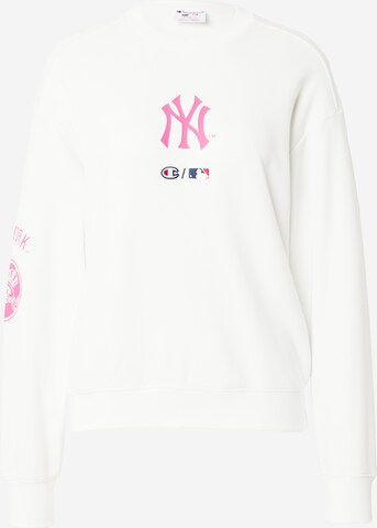 Champion Authentic Athletic Apparel Sweatshirt in Wit: voorkant