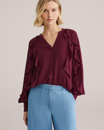 WE Fashion Блузка в Красный: спереди