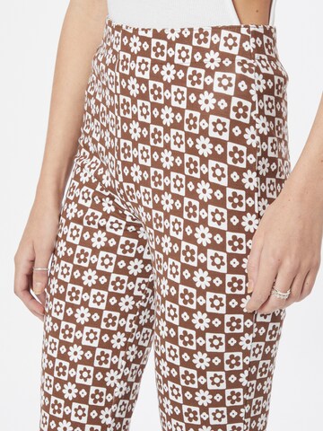 Flared Pantaloni di HOLLISTER in marrone