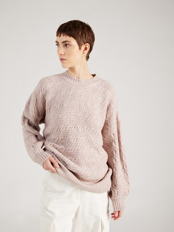 Pull-over 'Deborah' ABOUT YOU en beige : devant