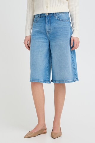 Fransa Loosefit Jeans 'FRLORELEI SHO 1' in Blauw