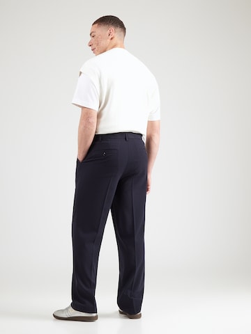 Lindbergh Regularen Hlače na rob | modra barva