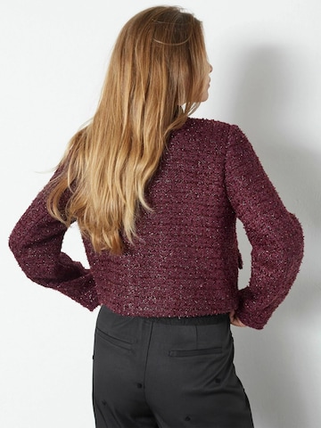 co'couture Přechodná bunda 'Peach' – fialová