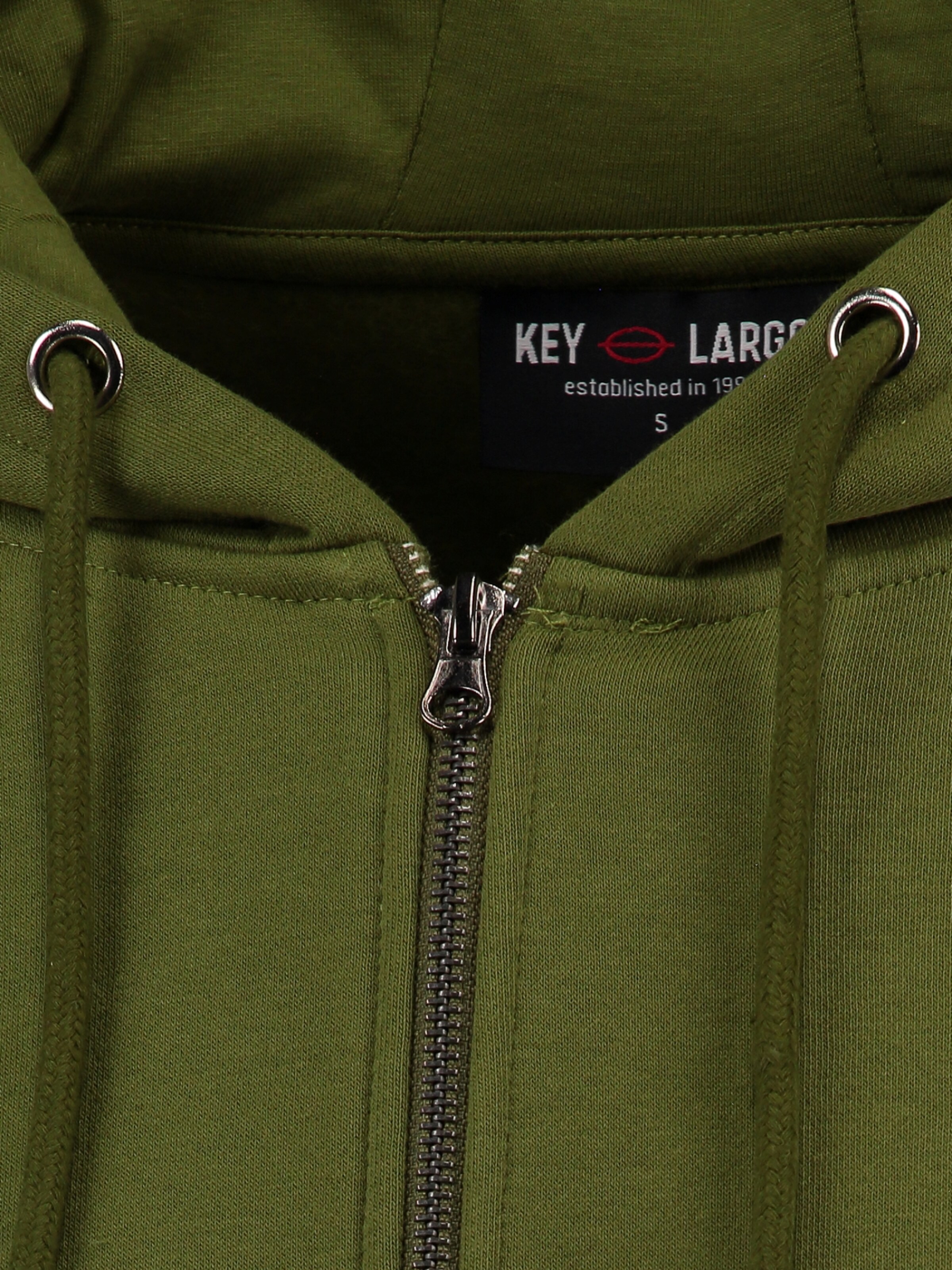 Key Largo Sweatjakke 'CONFIDENCE' i grøn