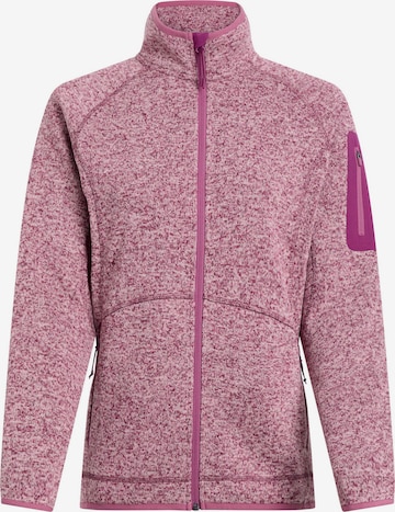 MCKINLEY Athletic Fleece Jacket 'Skeena' in Purple: front