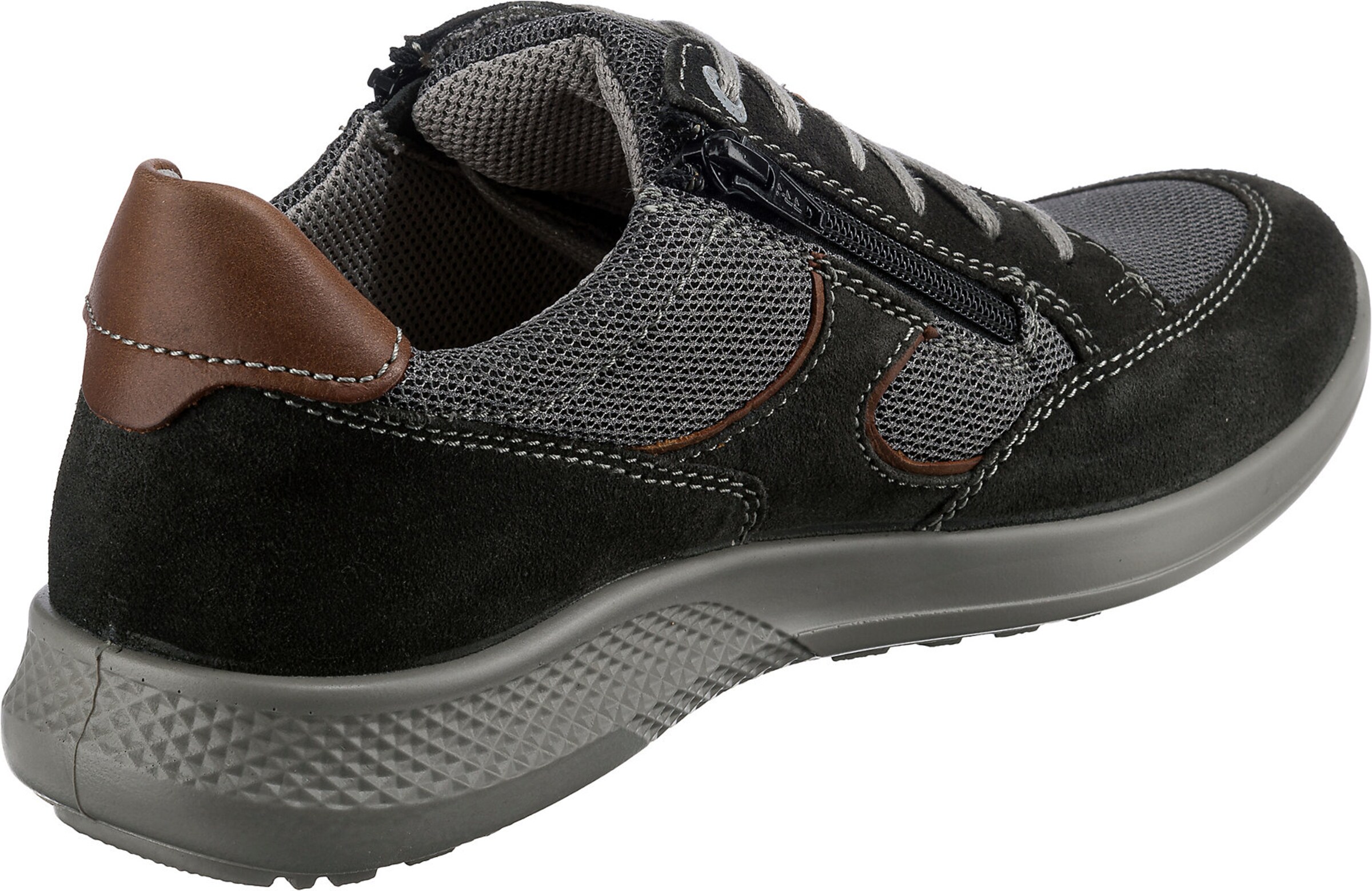 JOMOS Schnürschuh ' Campus' in Grau