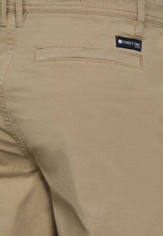 Street One MEN Regular Chino Pants in Beige