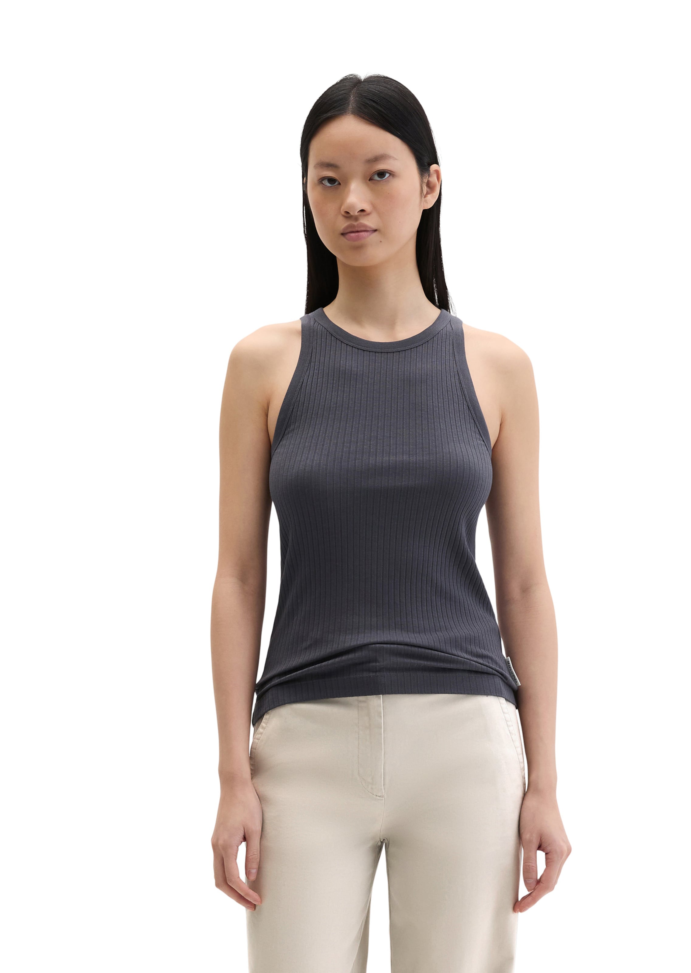 Marc O'Polo Top in Grau: Vorderseite
